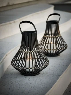 Iluminación Exterior>JYSK SIVHAUKFarol SIVHAUK Ø31xA35cm negro