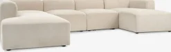 2 Plazas|3 Plazas>JYSK SKEJBYSofá modular SKEJBY 5 plazas chaise longue/abierto beis