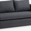 Sofás Cama|Sofás Cama>JYSK SKILLEBEKKSofá cama SKILLEBEKK tela gris oscuro