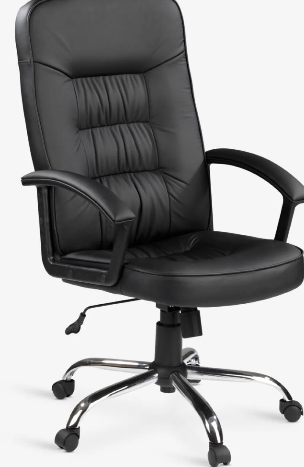 Sillas De Oficina|Sillas Gaming>JYSK SKODSBORGSilla de oficina SKODSBORG polipiel /cromo Negro