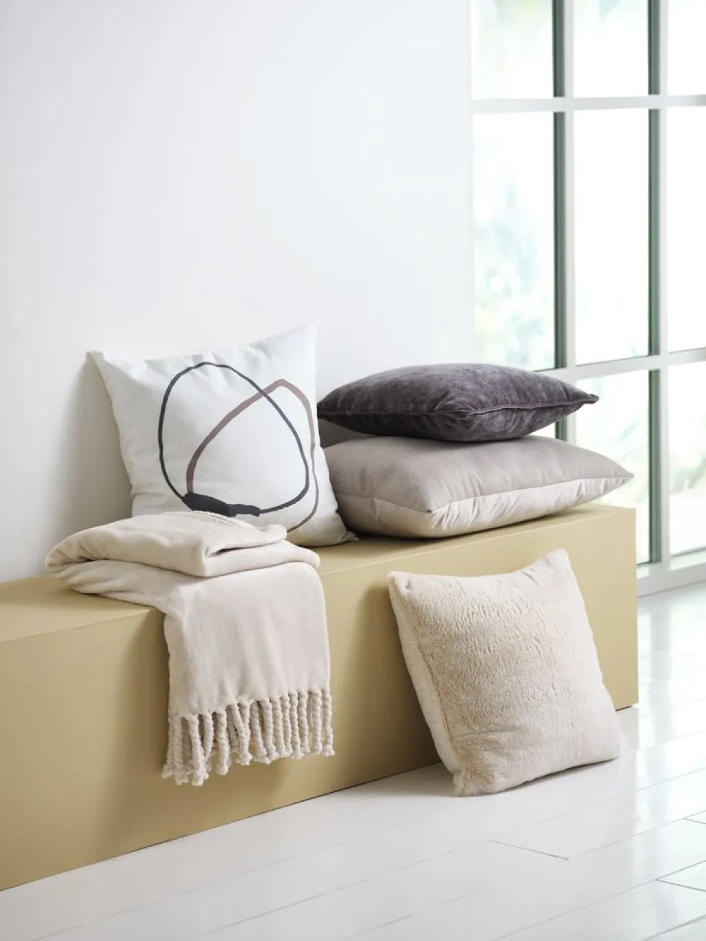 Cojines|Fundas De Cojín>JYSK SMYLEFunda de cojín SMYLE 50x50 beis Beige