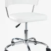 Sillas De Oficina|Sillas Gaming>JYSK SNEDSTEDSilla de oficina SNEDSTED polipiel blanco/cromo