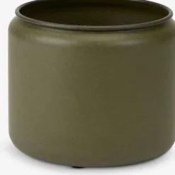 Maceteros>JYSK SNORKLAMacetero SNORKLA Ø25xA20 verde oliva