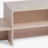 Mesas De Centro|Mesas Auxiliares>JYSK SOLLERUPMesa de centro SOLLERUP 50x110 con estantes pino macizo