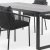Conjuntos Mesa Y Sillas De Jardín>JUTLANDIA SONNERUP + GILJAMesa SONNERUP L215 + 4 sillas GILJA gris