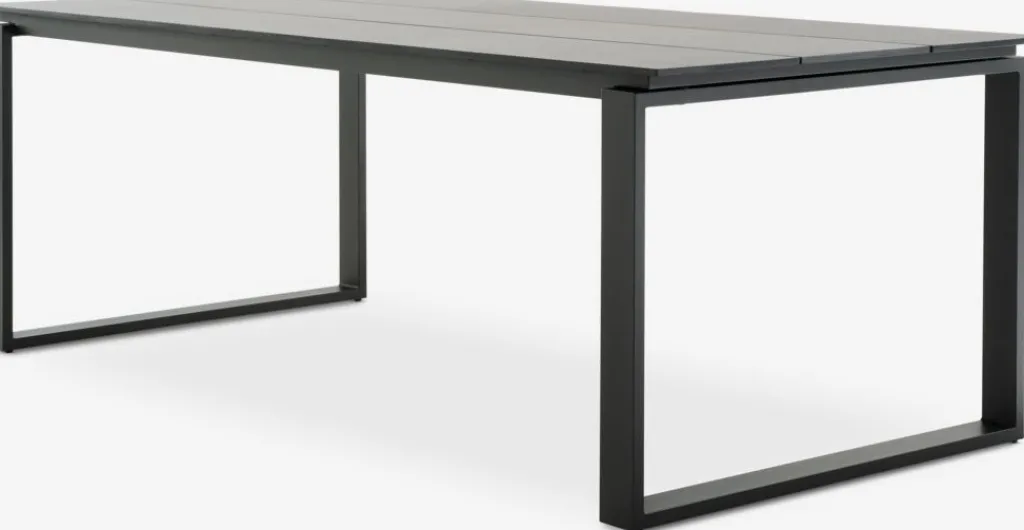 Mesas De Jardín>JUTLANDIA SONNERUPMesa de jardín SONNERUP A100xL215 gris Negro, Gris