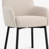 Sillas De Comedor>JYSK SOTTRUPSilla de comedor SOTTRUP tela beis/negro
