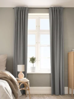 Cortinas Opacas>JYSK STADSHOLMENCortina opaca STADSHOLMEN 1x140x245 gris