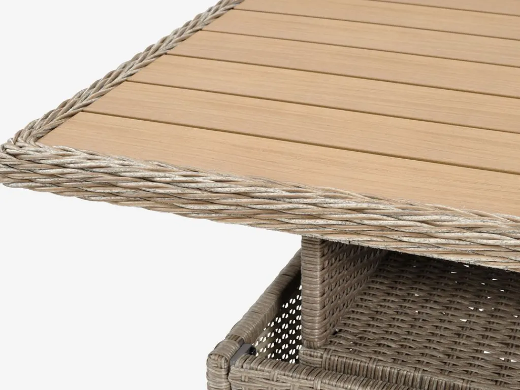 Conjuntos Mesa Y Sillas De Jardín|Muebles De Jardín>JUTLANDIA STAVERNConjunto muebles jardín STAVERN 5 plazas Natural