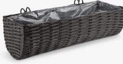 Maceteros>JYSK STEINTROSTJardinera para balcón STEINTROST A18xL50xA16 negro