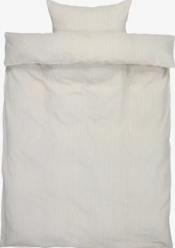 Juegos De Funda Nórdica>JYSK STINNEPLUSJuego funda nórdica sirsaca STINNE 155x220 blanco/marrón