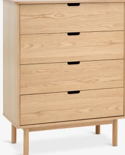 Cómodas|Cómodas>Royal Oak STUBBERUPCómoda STUBBERUP 4 cajones roble natural