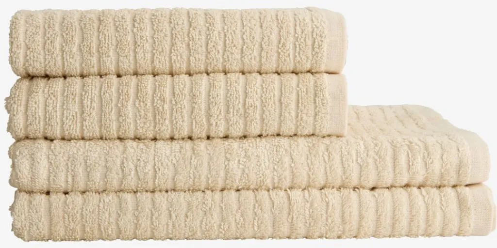 Toallas De Lavabo|Toallas De Manos>JYSK SVANVIKBASICToalla de mano SVANVIK 50x90cm natural Beige