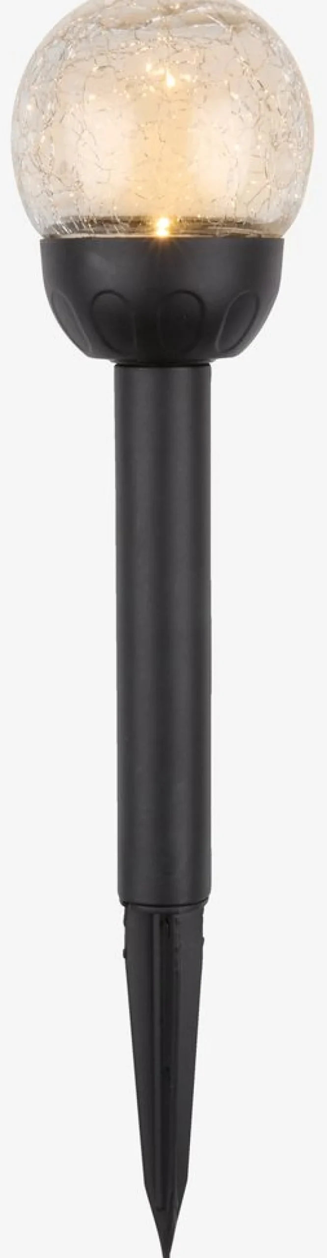 Iluminación Solar>JYSK SVARTANDLámpara solar SVARTAND Ø8xA35cm negro