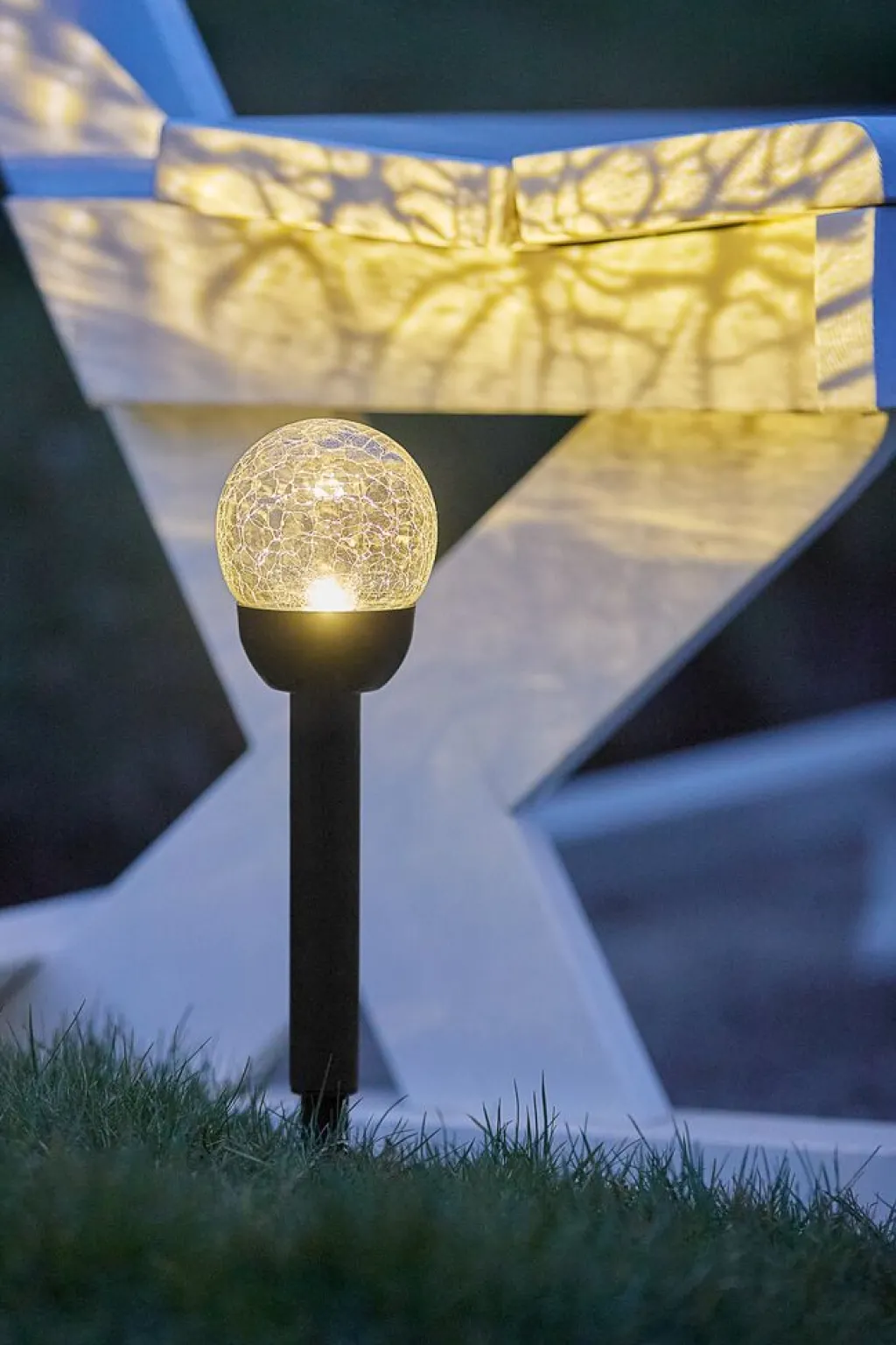 Iluminación Solar>JYSK SVARTANDLámpara solar SVARTAND Ø8xA35cm negro