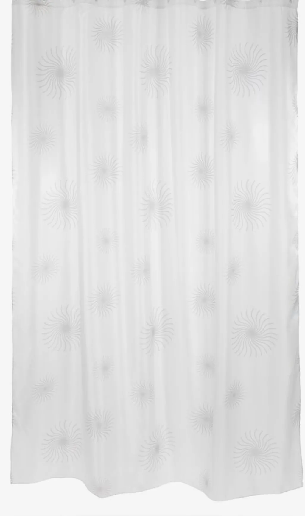 Cortinas De Baño>JYSK SVARTVIKPLUSCortina de ducha SVARTVIK 180x200 blanco
