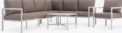 Conjuntos Mesa Y Sillas De Jardín|Muebles De Jardín>JUTLANDIA TAERNABYConjunto muebles jardín TAERNABY 7 plazas beis Beige