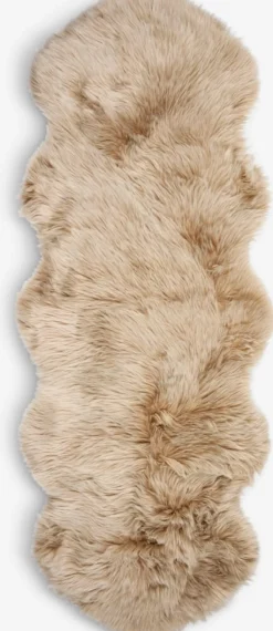 Alfombras De Piel>JYSK TAKSPiel de cordero sintética TAKS 60x160 beis Beige