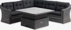 Conjuntos Mesa Y Sillas De Jardín|Muebles De Jardín>JUTLANDIA TAMBOHUSEConjunto muebles jardín TAMBOHUSE 5 plazas Gris