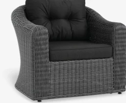 Sillas De Jardín|Muebles De Jardín>JUTLANDIA TAMBOHUSESillón de exterior TAMBOHUSE gris