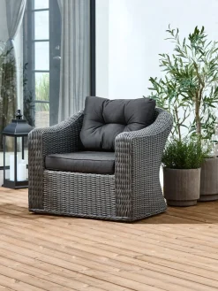 Sillas De Jardín|Muebles De Jardín>JUTLANDIA TAMBOHUSESillón de exterior TAMBOHUSE gris