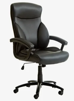 Sillas De Oficina|Sillas Gaming>JYSK TAMDRUPSilla de oficina TAMDRUP espuma viscoelástica polipiel negro