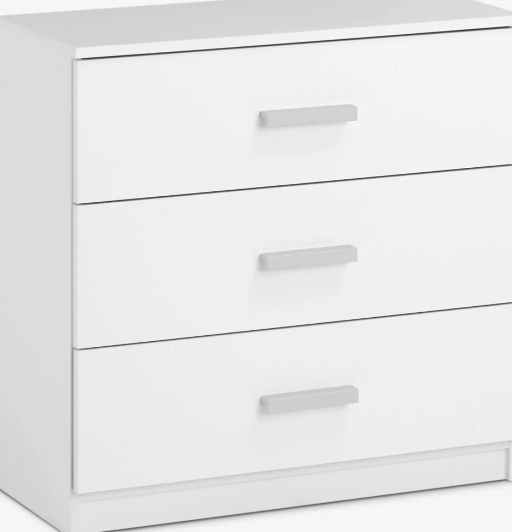 Cómodas|Cómodas>JYSK TAPDRUPCómoda TAPDRUP 3 cajones blanco