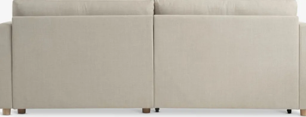 Sofás Cama|Sofás Cama>JYSK TEGLHUSESofá cama con chaise longue TEGLHUSE tela beis