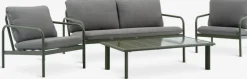 Conjuntos Mesa Y Sillas De Jardín|Muebles De Jardín>JYSK TEGLUMConjunto muebles jardín TEGLUM 4,5 plazas Verde oliva