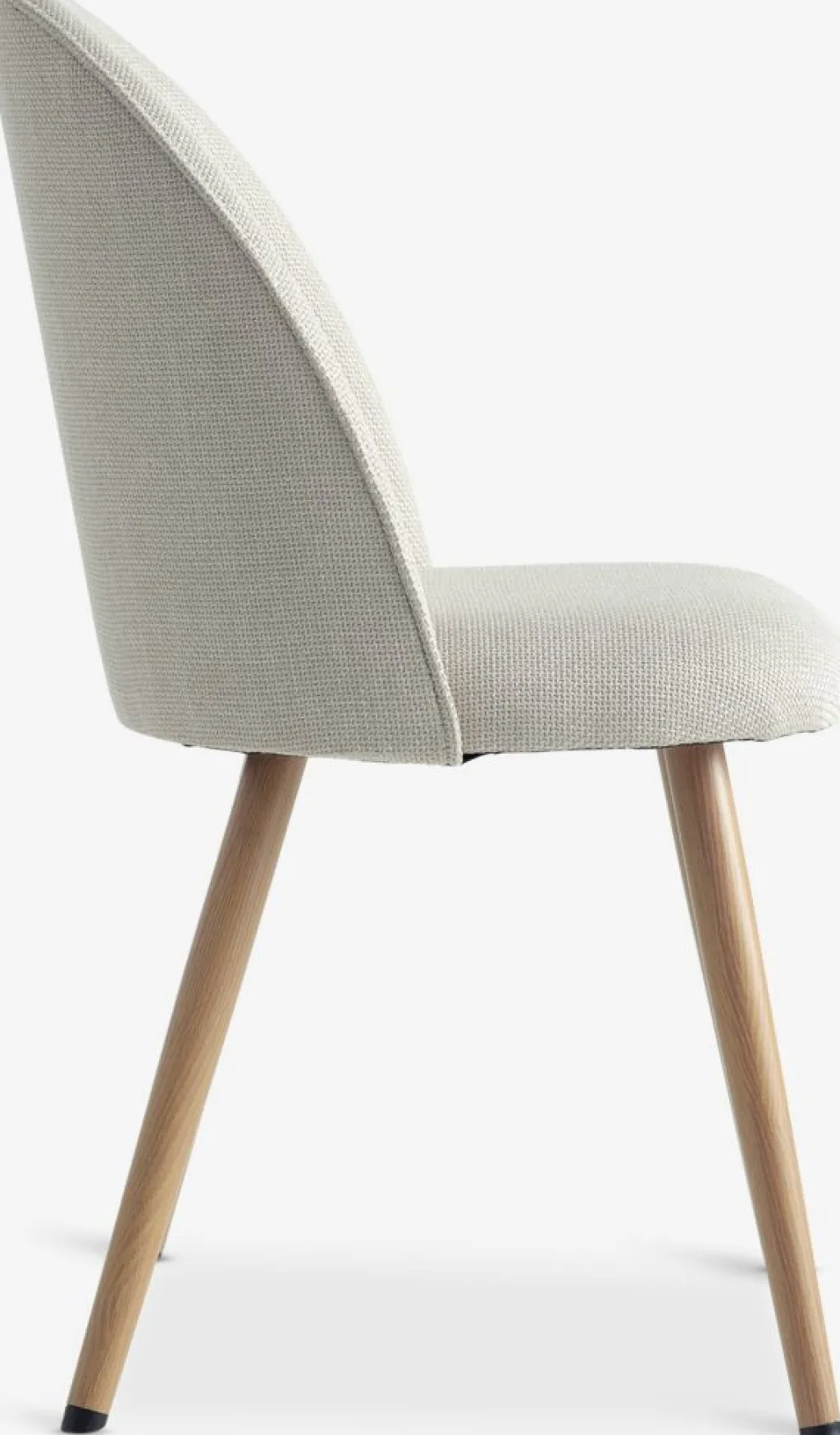 Sillas De Comedor>JYSK THORUPSilla de comedor THORUP tela beis/color roble natural