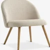 Sillones>JYSK THORUPSillón THORUP tela beis/color roble