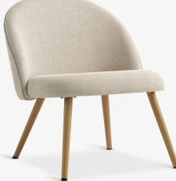 Sillones>JYSK THORUPSillón THORUP tela beis/color roble
