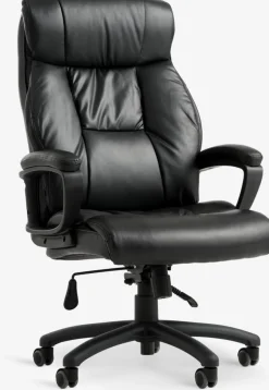 Sillas De Oficina|Sillas Gaming>JYSK TJELESilla de oficina TJELE polipiel negro/negro