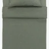Juegos De Funda Nórdica|Juegos De Sábanas>JYSK TONEBASICJuego de sábanas TONE 160x240 verde