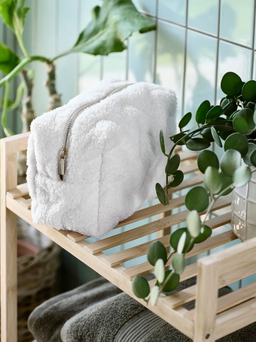 Cuidado Personal|Accesorios>JYSK TORHAMNNeceser TORHAMN blanco crudo