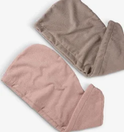 Cuidado Personal|Accesorios>JYSK TUNADALToalla turbante TUNADAL 2 unidades arena/rosa