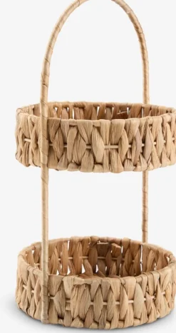 Cuidado Personal|Almacenaje Para El Baño>JYSK TUREHOLMCesta de dos alturas TUREHOLM Ø16xA31cm natural