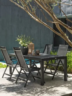 Mesas De Jardín>JUTLANDIA TYDALMesa de jardín TYDAL A95xL208/272 negro