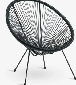 Sillas De Jardín|Muebles De Jardín>JYSK UBBERUPSillón de exterior UBBERUP Negro
