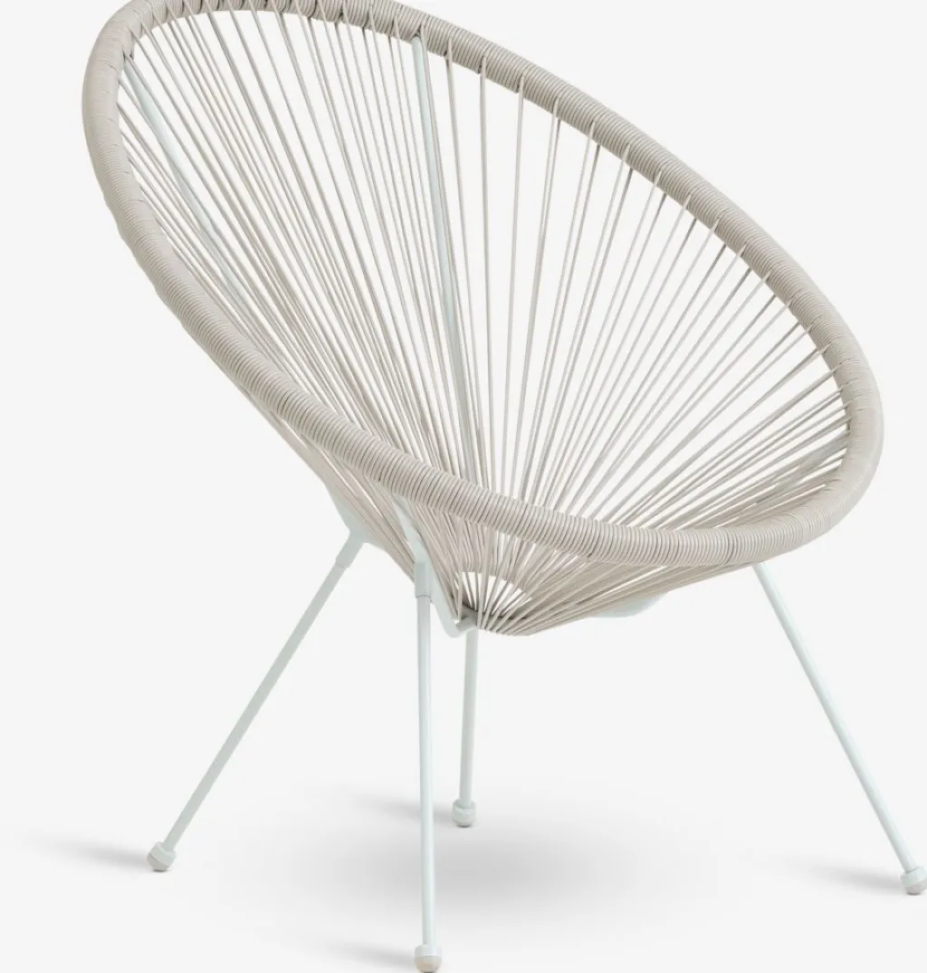 Sillas De Jardín|Muebles De Jardín>JYSK UBBERUPSillón de exterior UBBERUP variado Surtido, Arena oscuro, Verde empolvado, Natural, Blanco
