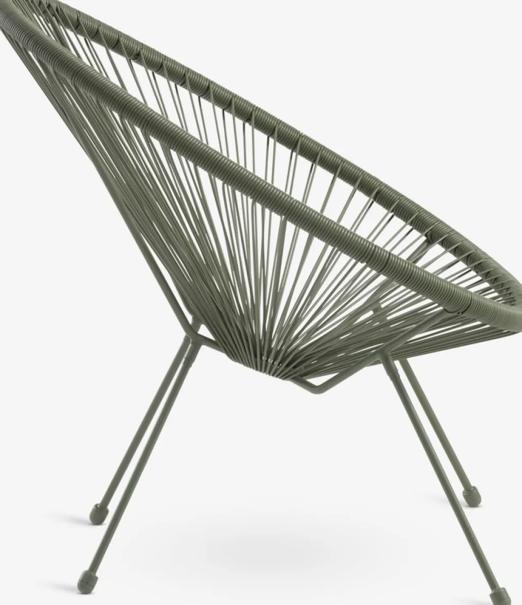 Sillas De Jardín|Muebles De Jardín>JYSK UBBERUPSillón de exterior de jardín UBBERUP verde Verde oliva
