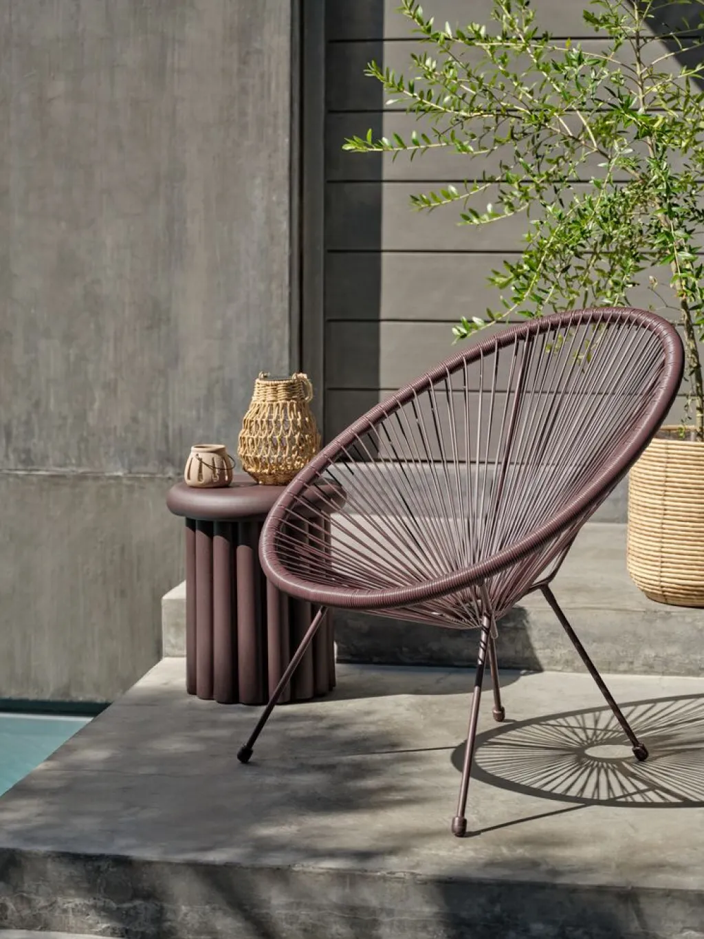 Sillas De Jardín|Muebles De Jardín>JYSK UBBERUPSillón de exterior de jardín UBBERUP Berenjena