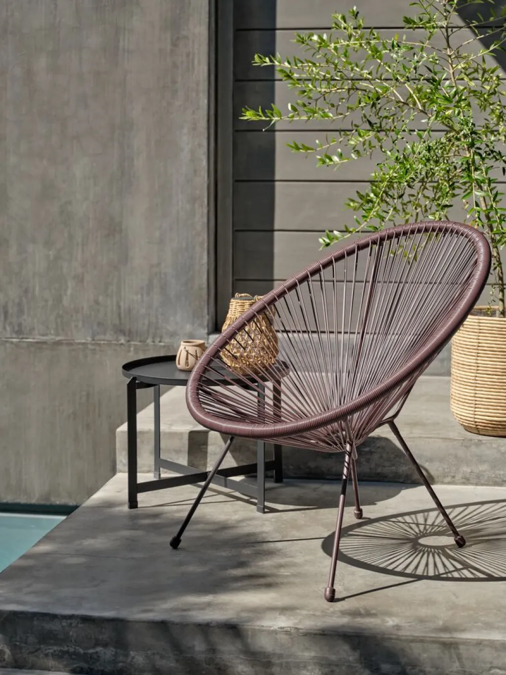 Sillas De Jardín|Muebles De Jardín>JYSK UBBERUPSillón de exterior de jardín UBBERUP Berenjena