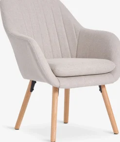 Sillones>JYSK UDSBJERGSillón UDSBJERG tela beis/roble Beige