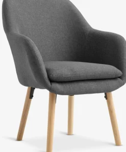 Sillones>JYSK UDSBJERGSillón UDSBJERG tela /roble Gris