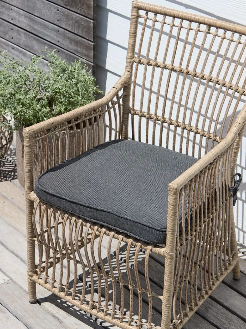 Cojines Para Sillas De Jardín>JUTLANDIA UDSIGTENCojín de jardín para silla UDSIGTEN Gris oscuro