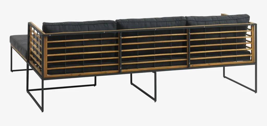 Muebles De Jardín>JYSK UGILTSofá de exterior UGILT con chaise longue 3 plazas madera