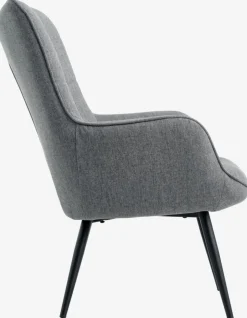 Sillones>JYSK ULDUMSillón ULDUM tela gris/negro
