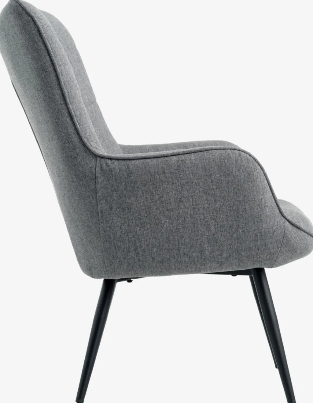 Sillones>JYSK ULDUMSillón ULDUM tela gris/negro
