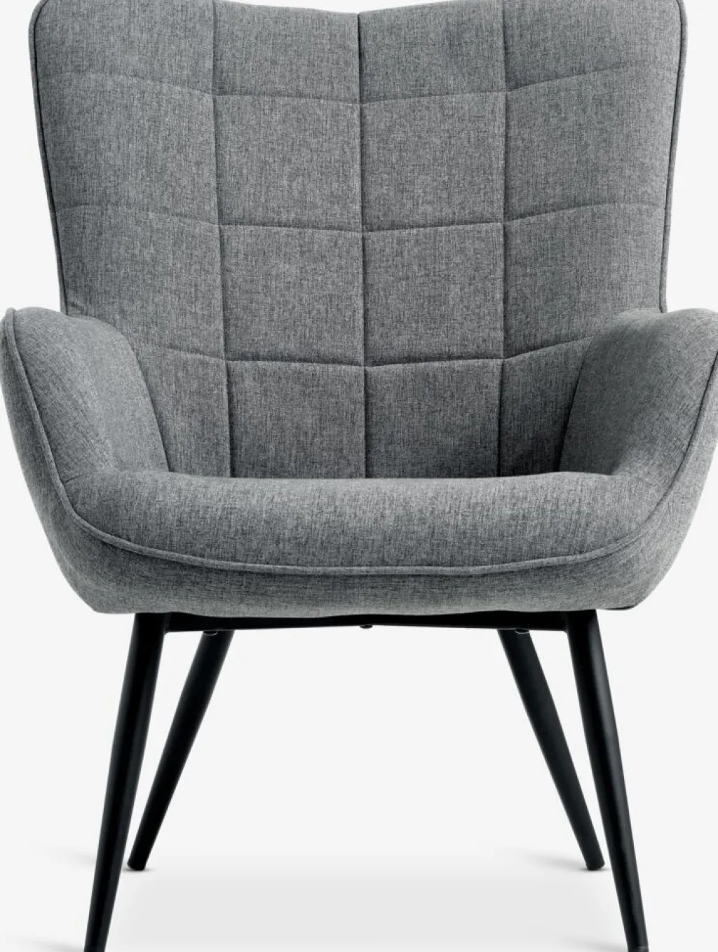 Sillones>JYSK ULDUMSillón ULDUM tela gris/negro